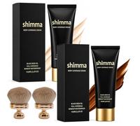 Shimma Black Seed Oil Body Coverage Perfector, Waterproof and Sweatproof, Long-Lasting and Smudge-Proof, Shower, Swim, Work-Out, Suitable for Dark Knees, Elbows, and Underarms (2Pcs-C)