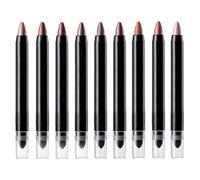 Shimmer, 6 Colour Eyeshadow Pencil, Hellener Shimmer, Dimple Eye Light Pencil for Women, Natural Blend and the Perfect Glitter Effect