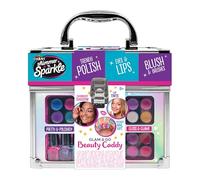 Shimmer and Sparkle 17360 Shimmer N Sparkle Glam and Go Beauty Caddy Kids Set Cosmetics Storage Box for Girls with Real Makeup Birth, Small