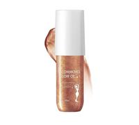 Shimmer Body Oil for Women, Warm Terracotta with Peach Tones, 100ml | Moisturizing Liquid Highlighter for Body, Non Greasy Glow Oil, Medium to Deep Skin