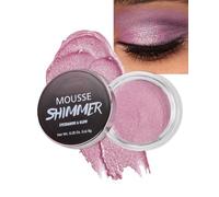 Shimmer Cream Eyeshadow, Ultra-Blendable Glitter Eye Shadow with Moisturizing Formula, Waterproof Long Lasting & Highly Pigmented, Single Creme Eyeshadow Metallic Highlighter Makeup for Women-03#Pink