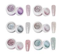 Shimmer Gel Nail Polish,Shimmer UV Gel Nail Polish - High Density Reflective Manicure Tools for Women Girls Salon Daily Festival Party Use