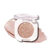 Shimmer Glitter Eyeshadow Palette, Champagne Gold Monochrome Eyeshadow, Vegan Ultra-Fine Blendable Powder, Multi-Use Smooth Formula, Long-Lasting Metallic Finish