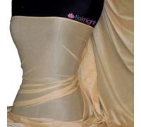 Shimmer Gold-Silver Polyester-Polyamide 4 Way Stretch Dressmaking Fabric, Sold by The Metre, Tia Knight (Skin/Silver)