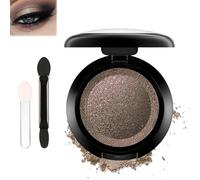 Shimmer Golden Brown Eyeshadow, Highly Pigmented Eye Shadows, Creamy Texture for Easy Blend, Nude Eyeshadow Palette for Natural Look, Glitter Eye Makeup, Compact Design Neutral Eye Shadow for Daily