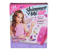 Cool MAKER, Shimmer Me Body Art with Roller, Gems & 3 Foils, 135 Metallic Temporary Tattoo Designs, Arts and Crafts Kids’ Toys for Girls Aged 7+