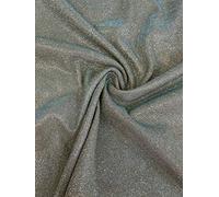Shimmer Moonlight Shiny Stretch Glitter Nylon Backdrop Stardust Fabric (10 Colours) (by The Meter) (Lime Green)