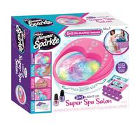 Shimmer N Sparkle Light Up 5-in-1 Light-Up Super Spa Salon | at-Home Pedicure Kit with Color-Changing Light Effects | Salon-Style Foot Spa for Kids & Adults