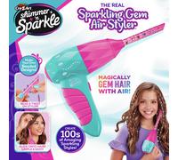 Shimmer N Sparkle Real Sparkling Gem Air Styler Create beaded gem threads for childrens hair Present for girls aged 8 and over