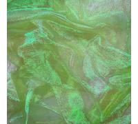 Shimmer Organza Two Tone Fabric Pearlescent Iridescent Draping Display Dress Costume Bridal Wedding Veil Material | 51" - 130cm Wide | Sold per Metre (Lemon)