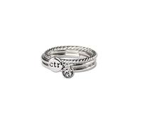 Shimmer Stackable LDS CTR Ring by Ringmasters | Choose the Right Faith Ring | Keepsake LDS Jewelry, 6 UK, Metal,Stainless Steel, not_known