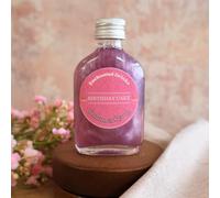 Shimmer Syrup for Cocktails & Mocktails - 50ml Bottle - 17 Flavours - 10 Servings - Alcohol-Free Glitter Syrup by Enchanted Drinks (Birthday Cake)