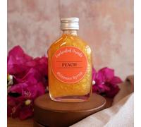 Shimmer Syrup for Cocktails & Mocktails - 50ml Bottle - 17 Flavours - 10 Servings - Alcohol-Free Glitter Syrup by Enchanted Drinks (Peach)