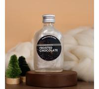 Shimmer Syrup for Cocktails & Mocktails - 50ml Bottle - 17 Flavours - 10 Servings - Alcohol-Free Glitter Syrup by Enchanted Drinks (White Chocolate)