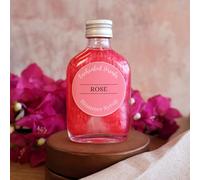 Shimmer Syrup for Cocktails & Mocktails - 50ml Bottle - 17 Flavours - 10 Servings - Alcohol-Free Glitter Syrup by Enchanted Drinks (Rose)