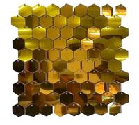 Shimmer Wall Backdrop 12/16/18pcs Hexagonal Sequin Backdrop Panels for Wedding Birthday Party Background Wall Decor Shimmer Curtain 30x30cm(Color 7,16pcs)