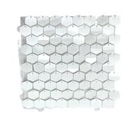 Shimmer Wall Backdrop 12/16/18pcs Hexagonal Sequin Backdrop Panels for Wedding Birthday Party Background Wall Decor Shimmer Curtain 30x30cm(Color 23,16pcs)