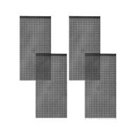 Shimmer Wall Backdrop 4pcs Gold Birthday Party Backdrop Curtain Sequin Wedding Decoration Background Shower Decor Adult Anniversary(Black)