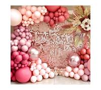 Shimmer wall backdrop 9/12/16/18pcs Matte Gold Black Sequin Shimmer Wall Panels for Birthday Party Wedding Marriage Decorations Backdrop(Color 2,12pcs)