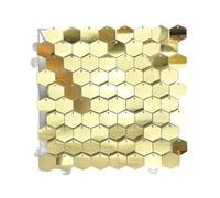 Shimmer wall backdrop 9/12/16/18pcs Matte Gold Black Sequin Shimmer Wall Panels for Birthday Party Wedding Marriage Decorations Backdrop(Color 7,9pcs)