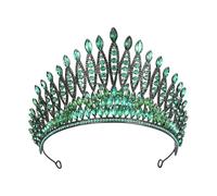 Shimmering Crystal Princess Crowns Headpiece with NonSlip Design for Bride Weddings Ceremony and Special Occasion Glittering Wedding Headpiece