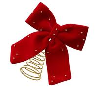Shimmering Double Materials Tree Toppers Bowknot Decoration With Tool Release Installation Perfect For Busy Families Easy Install Christmas Tree Bowknot