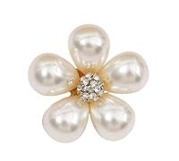 Shimmering Floral Statement Pin Featuring Resilient Metal Construction and Multifunctional Styling Butterfly Lapel Colorful Butterfly Pearls