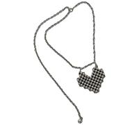 Shimmering Heart Shape Waist Chain Body Jewelry Adjustable Electroplated Color Chain Belt for Evening Dress Casual Wear Waist Accessory