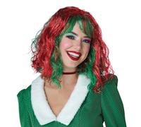 Shimmering Holiday Bob Adult Costume Wig One Size Fits Most