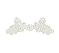 Shimmering Mesh Sewing On Applique with Sequined Decoration for Costume Craft Project Fashion Garment Accessories Party Wear Mesh Patches