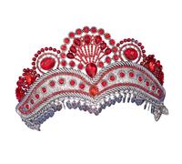 Shimmering Rhinestones Crowns For Bride Adjustable Wedding Headdress Jewelry Accessory Stylish Bridal Crystals Headdress Bridal Crown