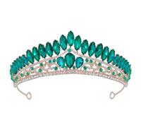 Shimmering Rhinestones Crowns Headpiece Hair Decorations for Fashion Enthusiasts Elegant Bridals Hairpiece Women Jewelry, as described