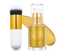 Shimmersing Body Highlighter Liquid Long Lasting Glowing Face & Bodys Skin Brightening for All Type Shimmersing Body Highlighter Long Lasting Glowing Face & Bodys Brightening