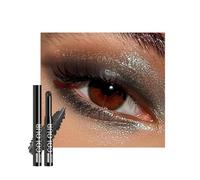 Shimmery Cream Eyeshadow Stick, Smooth and Glossy Eye Highlighter, Long-Lasting Waterproof Eyeshadow and Eyeliner (Dual-Use), Lightweight, Waterproof, Smudge-Proof, Easy and Quick Makeup Application