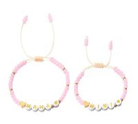 Shimmerz Mother Daughter Pearl Bracelet Set for 2 Mum and Me Matching Bracelets Mum and Mini Matching Heart Bracelets for Mother Daughter Valentine's Day Mother's Day