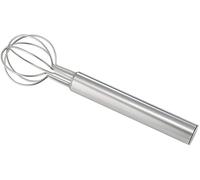 Shimomura Kihan 34865 Whisk Miso Muddler, Made in Japan, Stainless Steel, Measuring 2 Cups of Miso Soup, Whisk