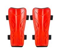 Shin Defender 1 Pair Football Shin Pads Equipment Calf Protective Gear(Type A-Red,L)