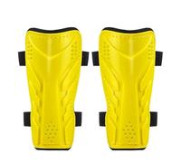 Shin Defender 1 Pair Football Shin Pads Equipment Calf Protective Gear(Type A-Yellow,M)