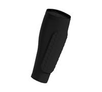 Shin Defender 1PCS Soccer Shin Guards, Calf Compression Sleeve with Honeycomb Pads, Support for Splint Baseball Boxing(Black,M)