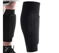 Shin Defender Shin Pads, Shindefender Shin Guards, Shin Defender Shin Guards, Shin Defender Washable, Shin Defenders with Honeycomb Compression Sleeve for Kids, Boys, Teenagers, Adults