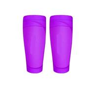 Shin Defender Soccer Shin Guard Sleeves,1 Pair, Leg Performance Support Football Sleeve Socks for Adult(Purple,S)