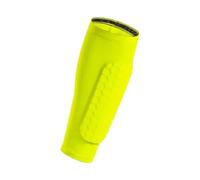 shin guards 1PCS Soccer Shin Guards, Calf Compression Sleeve with Honeycomb Pads, Support for Splint Baseball Boxing(Bright green,M)