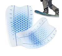 Shin Guards for Skiing - 2 Pack Reusable Gel Pads | Anti Shock Protectors for Ski and Snowboard Boots, Comfort and Safety for Kids, Teenagers, Men and Women