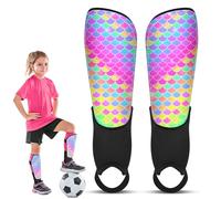 Shin Guards Soccer Kids Girls Youth, Shin Pads Shin Guard Equipment with Ankle and Leg Calf Protection, Soccer Shin Guards for Kids 2-7 Years Old Girls Toddlers, Soccer Equipment for Football Games