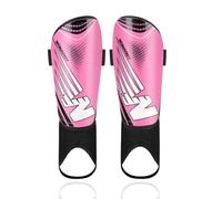 Shin Guards Soccer Youth Kids - Shin Guard for Toddler Boys Girls Teenagers 2-18 Years Old with Ankle Sleeves Protection - Football Shin Pads Equipment with Adjustable Strap - Pink,L