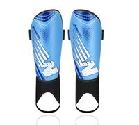 Shin Guards Soccer Youth Kids - Shin Guard for Toddler Boys Girls Teenagers 2-18 Years Old with Ankle Sleeves Protection - Football Shin Pads Equipment with Adjustable Strap - Blue,M