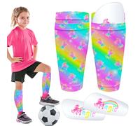 Shin Guards Soccer Youth, Shin Guard Protection for Kids 2-7 Years Old Girls Toddlers, Soccer Equipment for Football Games