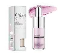 Shin Liquid Glitter Eyeshadow, Metallic Shimmer Makeup - Waterproof, Smudge Proof, Long Lasting & Highly Pigmented Eye Gloss, Iridescent Pink Purple Formula with Dropper for Mature Women