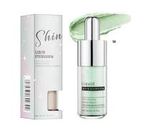 Shin MINT GREEN Glitter Eyeshadow - Waterproof Smudge-Proof Liquid Metallic Shimmer for Festival Party Travel Daily Looks, Easy to Apply Long Lasting Highly Pigmented 5ml, Vibrant Eye Makeup