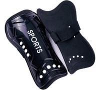 Shin Pads,Soccer Shin Guards, 7-16 Years Child Soccer Shin Pad,Lightweight Breathable Protective Gear Football Shinguard,Football Shin Pads (Black,17cm)